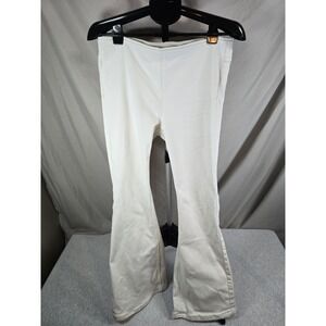 Free People Sz‎ 31 We the Free Retro Style Extreme Flare Jeans Winter White